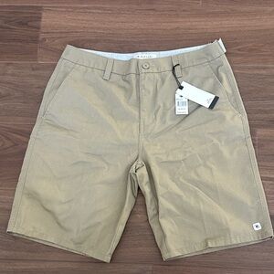 Rip Curl Men's Tan Flat Front Shorts